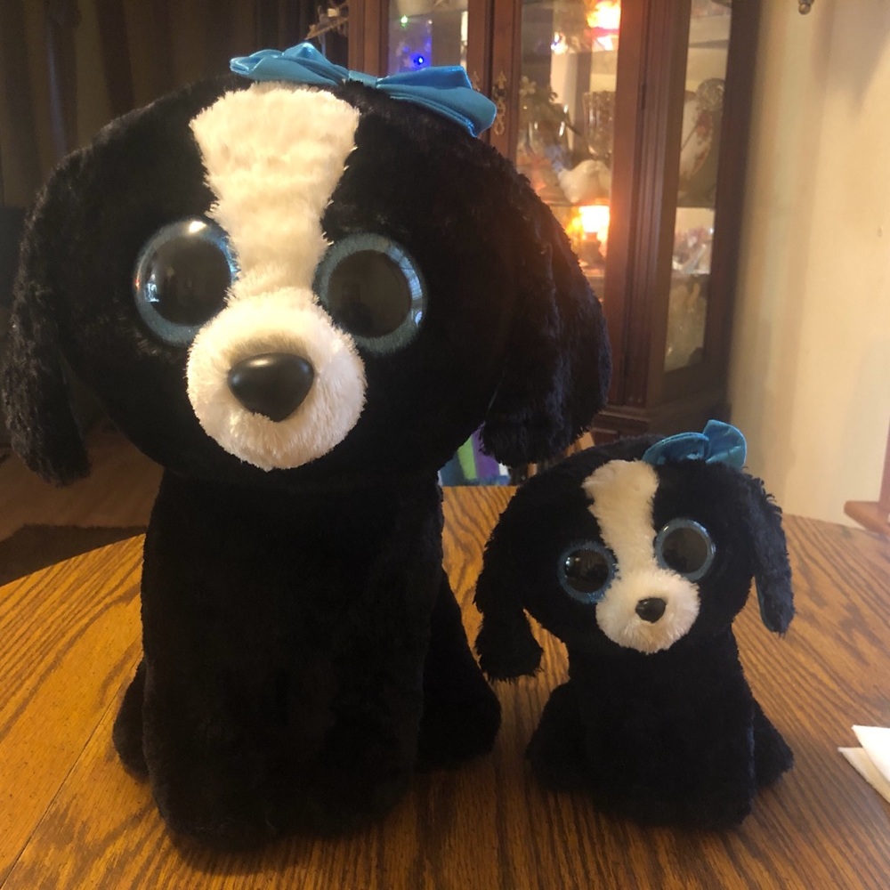 TY Beanie Boo.s 1 large 1 small